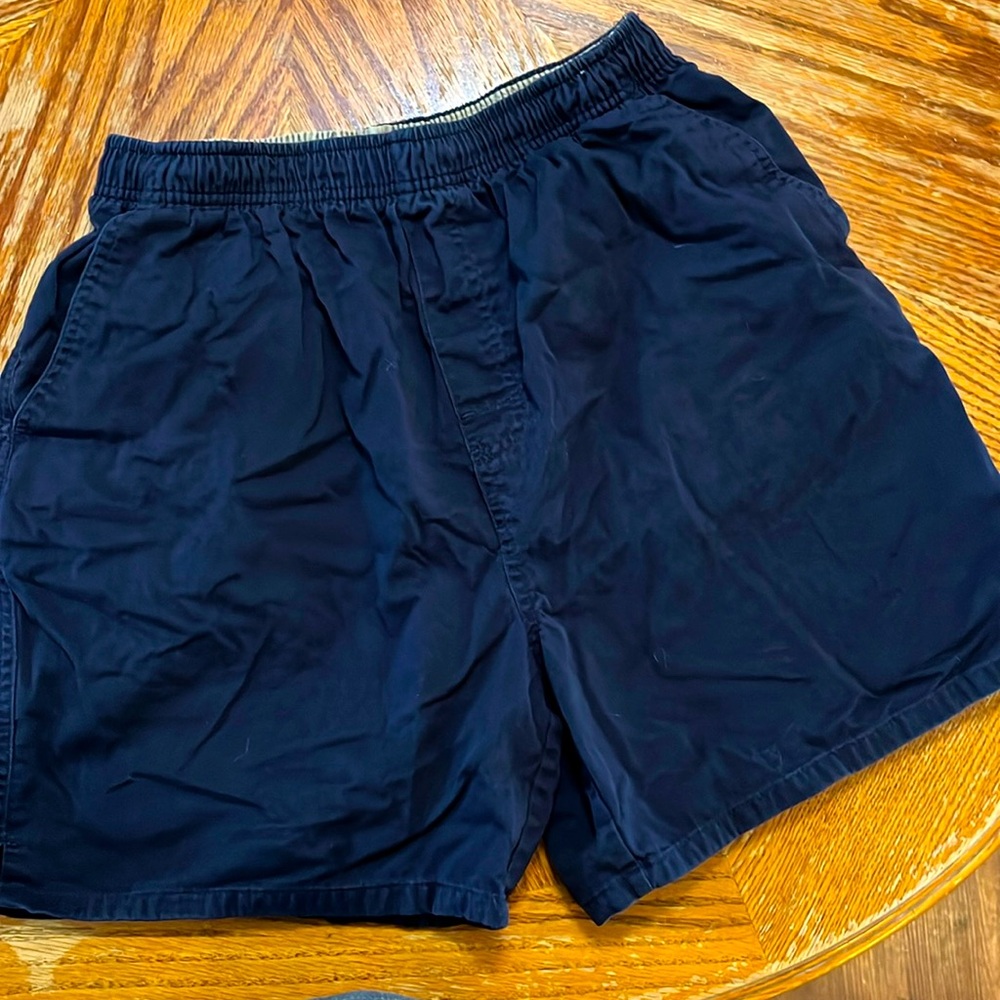 Men’s navy swim trunks